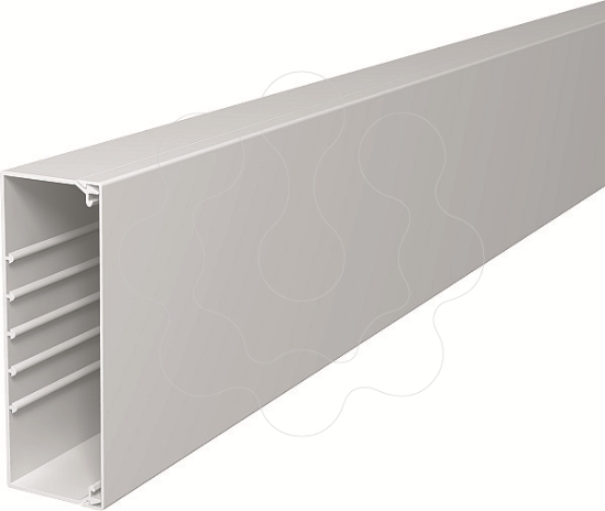 Imagem de Calha com base perfurada 60x170x2000 PVC branco puro 9010