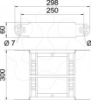 Imagem de Elemento do ângulo regulável para caminhos de cabos escada 60x300, St, FS