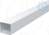 Imagem de Calha com base perfurada 60x60x2000, St, FSK, branco puro, 9010