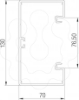 Imagem de Calha tecnica com base perfurada 70x130x2000 PVC branco puro 9010