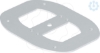 Imagem de Base para ISSDM45 185x135x3 St FSK branco puro 9010