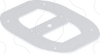 Imagem de Base para ISSDM45 185x135x3 St FSK branco puro 9010