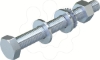 Imagem de Parafuso sextavado com porca e anilhas M10x90 St F