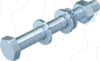 Imagem de Parafuso sextavado com porca e anilhas M10x90 St F
