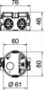 Imagem de Caixa de aparelhagem UP Ø60mm, H46mm, PP