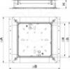 Imagem de Caixa de pavimento 250-3 para GES6 410x367x70, St, FS