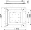 Imagem de Caixa de pavimento 250-3 para GES6 410x367x70, St, FS