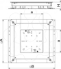 Imagem de Caixa de pavimento 350 3 para GES9 510x467x70 St FS