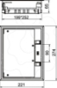 Imagem de Kit completo 9 Modul 45 para instalacao universal PA cinzento 7011