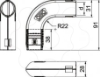 Imagem de Angulo de 90° Quick Pipe M25 PP cinzento claro 7035