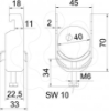 Imagem de Abraçadeira BBS 2056 34-40mm, St, FT