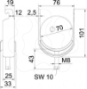 Imagem de Abraçadeira BBS 2056 64-70mm, St, FT