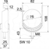 Imagem de Abraçadeira BBS 2056 70-76mm, St, FT