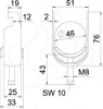 Imagem de Abraçadeira BBS 2056 40-46mm, V4A, 1.4571, 2B