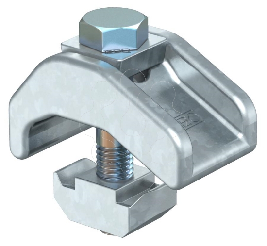 Imagem de Garra de fixação, grande carga com porca corrediça M12x65, St, ZL