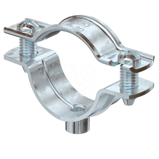 Imagem de Abraçadeira metálica com rosca M6 25-30mm, St, FT