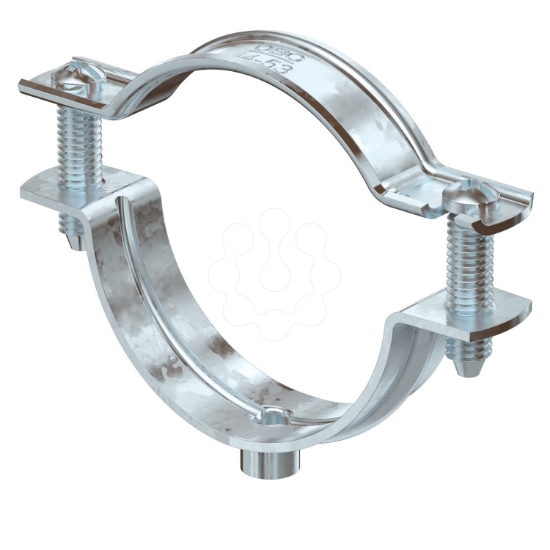 Imagem de Abraçadeira metálica com rosca M6 44-53mm, St, FT