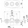 Imagem de Abraçadeira metálica com rosca M6 12-14mm, St, G