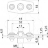 Imagem de Abraçadeira metálica com rosca M6 14-17mm, St, G