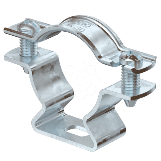 Imagem de Abracadeira metalica com furo oblongo 25 30mm St FT