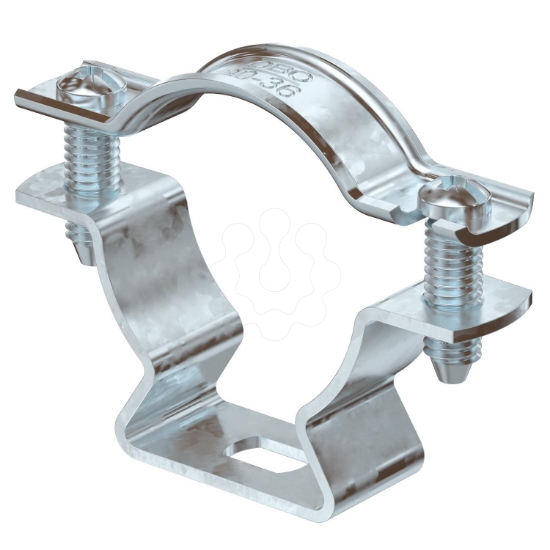 Imagem de Abracadeira metalica com furo oblongo 30 36mm St FT