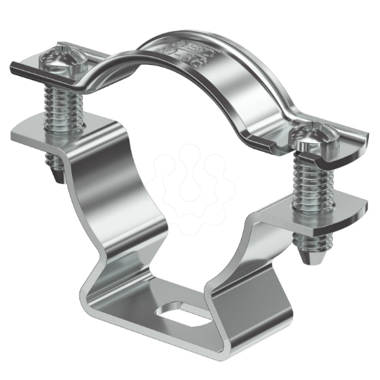 Imagem de Abracadeira metalica com furo oblongo 30 36mm Alu