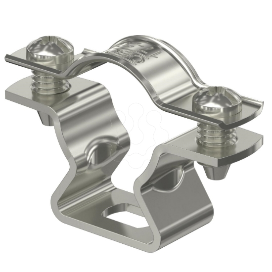 Imagem de Abracadeira metalica com furo oblongo 17 20mm V4A 1.4571