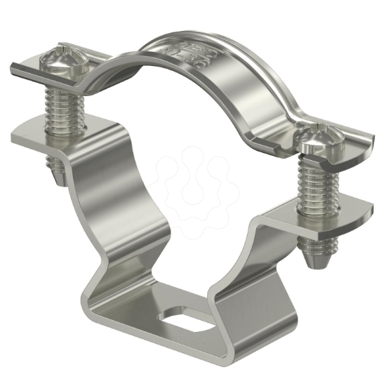 Imagem de Abracadeira metalica com furo oblongo 30 36mm A2 1.4301