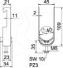 Imagem de Abraçadeira BBS 2056 34-40mm, A2, 1.4301, 2B