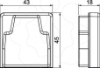 Imagem de Topo LKM 40X40mm TPE PR