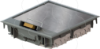 Imagem de Caixa de chão para aparelhagem tipo 45x45 e 45x90 - 8 módulos com chapa de aço galvanizada