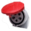 Mostrar detalhes para Tomada de parede Industrial IP44 para cabos de 10 -16 mm2 / 16 Ampere - Trifasica Imagem de Tomada de parede Industrial IP44 para cabos de 10 -16 mm2 / 16 Ampere - Trifasica