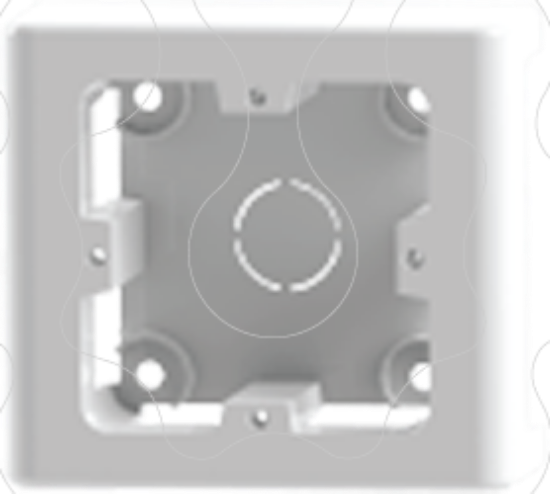 Imagem de Acessorio calha de rodape - BOTTOM TRUNKING - Caixa de aparelhagem