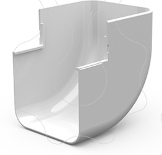 Imagem de Acessorio FLUIDLINE ROUNDWAY - Angulo Exterior 100x60