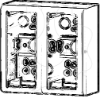 Imagem de CAIXA SALIENTE CS 445 2 MODULO (4X45)