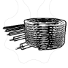 Imagem de Tubo Jotagris “ERM” com guia LH - ERM25G (Cinza Pedra)