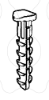 Imagem de Bucha rapida universal SUPER-T de 27mm 6o mm para fixacao em abracadeira SUPER-T e outras - PST-5