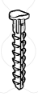 Imagem de Bucha rapida universal SUPER-T de 42mm 6o mm para fixacao em abracadeira SUPER-T e outras - PST-7