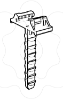 Imagem de Bucha rapida SUPER-T de de cabeca ajustavel 42mm 6o mm para fixacao abracadeira SUPER-T ou abracadeira de fivela - PSTB-7
