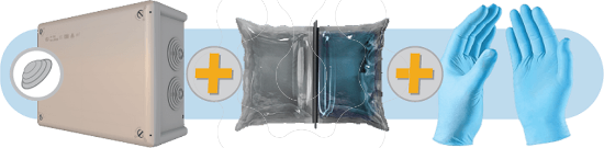 Imagem de Caixa Estanque para instalacoes especiais GEL J160 BGAK BOXLINE POWER GEL