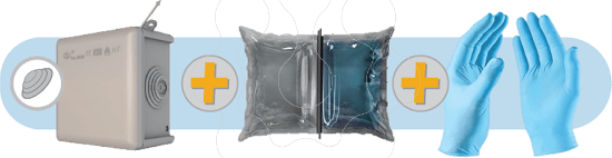 Imagem de Caixa Estanque para instalacoes especiais GEL J80 BGAK BOXLINE POWER GEL
