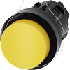 Imagem de Botao de pressao 22mm redondo plastico azul