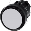 Imagem de Botao de pressao 22mm redondo plastico branco inscricao: I botao de pressao