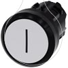 Imagem de Botao de pressao iluminado 22mm redondo plastico branco botao de comando
