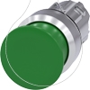 Imagem de Botao cogumelo 22mm redondo metal brilhante preto 40mm