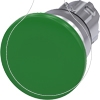 Imagem de Botao cogumelo iluminado 22mm redondo metal alto brilho branco 30mm