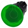 Imagem de Botao cogumelo iluminado 22mm redondo plastico branco 40mm