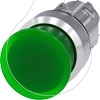 Imagem de Botao cogumelo 22mm redondo plastico preto 30mm
