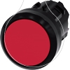 Imagem de Botao de pressao iluminado 22mm redondo plastico azul botao de comando