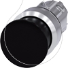 Imagem de Botao cogumelo 22mm redondo metal brilhante vermelho 30mm